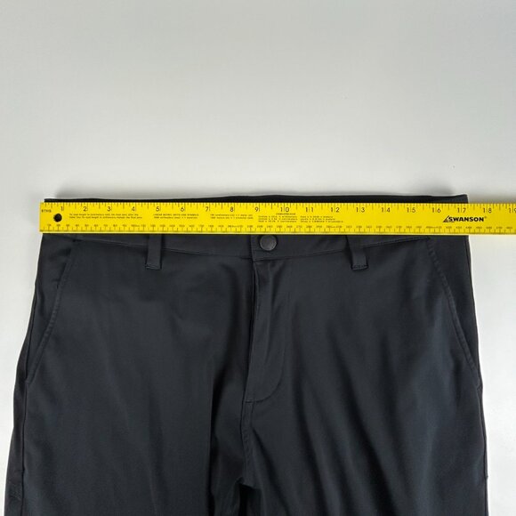 Rhone Pants Mens 34x32* Black Commuter Classic Stretch Chino Straight Leg 100161 - Picture 8 of 15